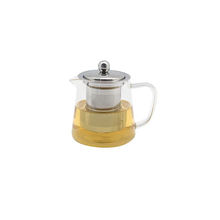 Hot selling promotional chinese transparent thermal glass kettle tea coffee pot teapot with handgrip